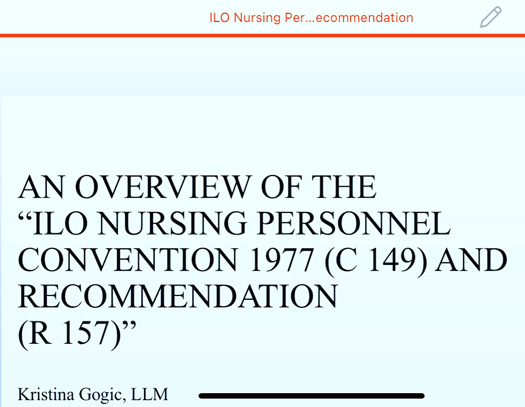 Konvencija 1977 (C 149) i Preporuka (R 157)