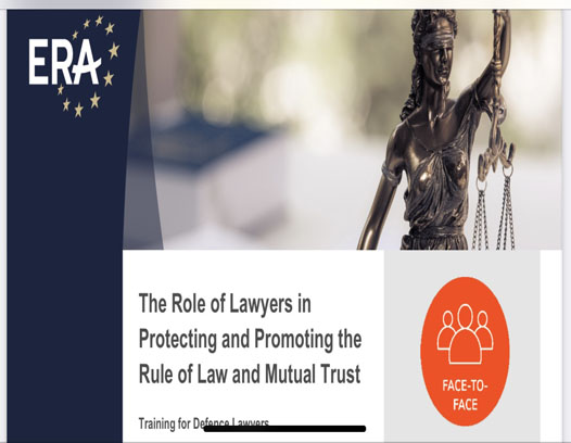 ERA seminar i radionica za odvjetnike obrane